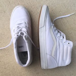 White high top vans